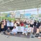 Foto. Sejumlah Mahasiswa yang tergabung dalam organisasi KAMMI Komisariat Fakfak melaksanakan kegiatan Pengkaderan bersama calon kader di RTH Ma'ruf Amin.