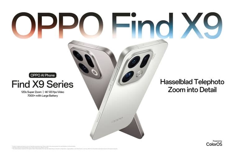 Foto. OPPO Find X9 Series.